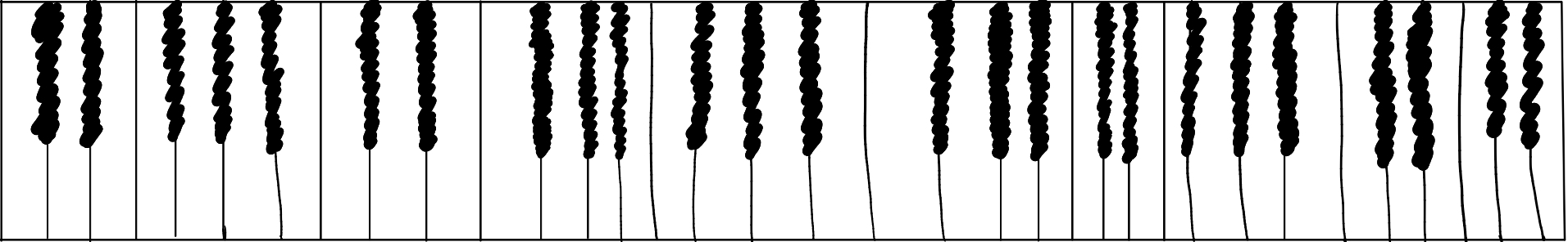 Piano roll divider